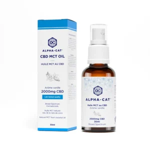 Huile de CBD aromatique à la vanille 2000 mg